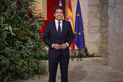 Carlos Mazón advoca per una Comunitat Valenciana 'unida, serena i fructífera' per a ser exemple d'equilibri i enteniment